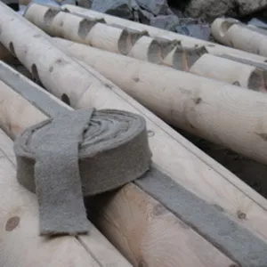 Натуральный межвенцовый утеплитель