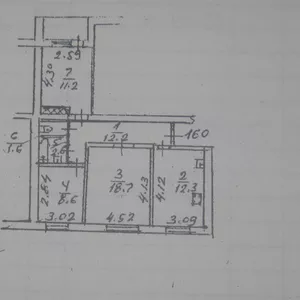 Продам 3 ком. квартиру р-н ул.Калиновой,  ул.Малышева