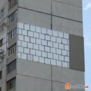 Фасадные работы: утепление фасадов коттеджей,  промальпинизм.