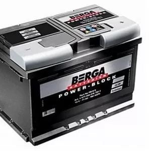 Аккумулятор Berga.  Power Block (евро). 60Ah,  I= 540A.