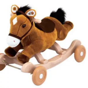 Чудокачалка Поющий Пони (коричневый) Kiddieland 