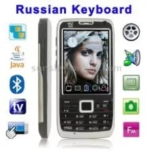 Телефон Е 71 с телевизорм и 2sim картами
