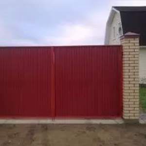 Заборы,  ворота из профнастила