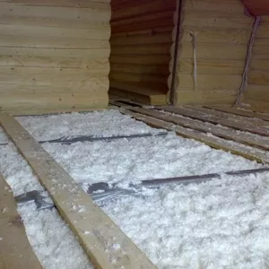 Утеплитель Эковата. Теплозвукоизоляция
