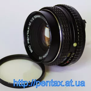 Недорогой светосильный SMC Pentax-M 1:2 50mm, 