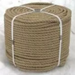 Льняная веревка,  шпагат льняной Скидки на льняной и джутовый канат