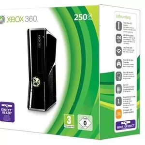 Xbox Slim 250Gb прошитый версией LT 3.0 (месяц xbox live бесплатно!)