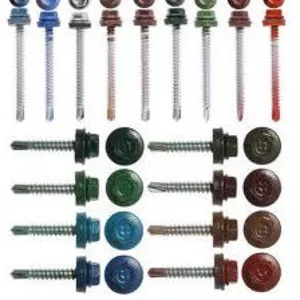 Кровельные саморезы в ассортименте 