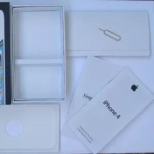 Евро Коробка Apple Айфон Iphone 4 4G - Белая - Черная - 16GB - 32GB