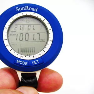 Барометр Рыбака SunRoad SR204 с термометром,  альтиметром