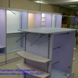 Торговое оборудование детского магазина одежды обуви игрушек. Одесса