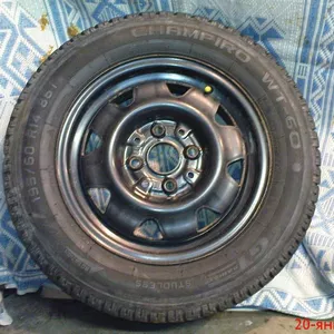 ПРОДАМ зимние шины с оригинальными стальными дисками