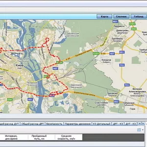 Программное обеспечение GPS мониторинга и контроля топлива