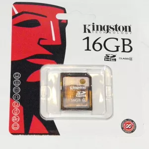 Карта памяти SDHC Kingston на 16 GB