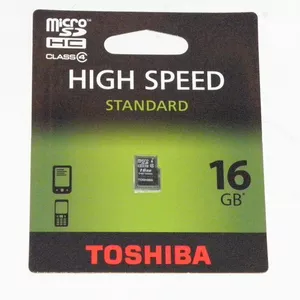 Карта памяти mikroSD Toshiba на 16 GB 