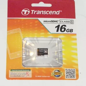 Карта памяти mikroSD Transend на 16 GB 