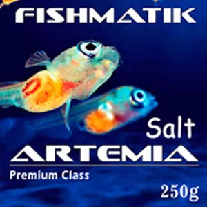 Соль для инкубации яиц артемии Fishmatik Premium Class,  250 g