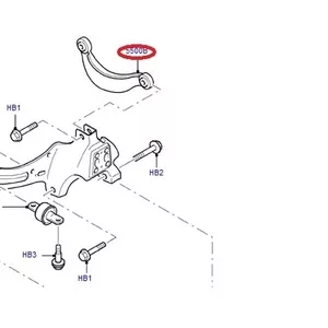 сайлентблоки задних рычагов форд фокус