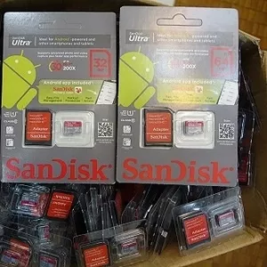 Карты памяти micro sd 8, 16, 32, 64GB 10 Class SanDisk