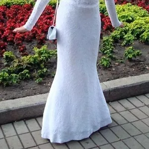 Белое платье для выпускного/свадьбы с перчатками,  500 грн. Размер 44-46. Возможна примерка