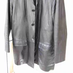Кожаный пиджак мужской  р.52-54 