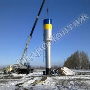Изготовление и монтаж водонапорных башен,  Водонапорные башни ВБР 