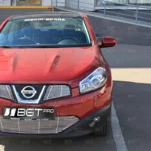 Решетка радиатора и бампера для Nissan Qashqai 2010+