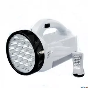Фонарь-прожектор аккумуляторный светодиодный 19 LED + панель 28 LED. Б