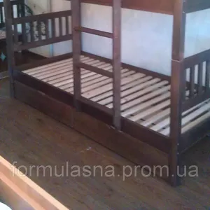 Кровать двухъярусная Максим с подкроватными ящиками