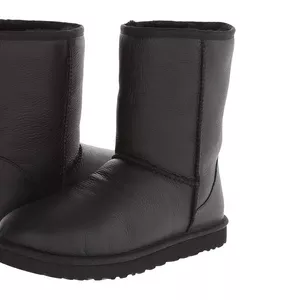  UGG Classic Short Metallic Black