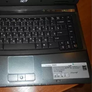 Продажа нерабочего ноутбука Acer TravelMate 5520 на запчасти