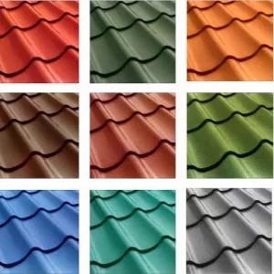 Металлочерепица в ассортименте из Новой Каховки по Херсонской области.