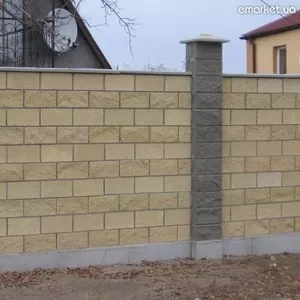 Забор из кирпича