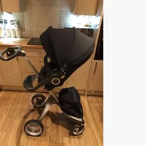 2015 Stokke Xplory V4 коляска с люлькой и автокреслом