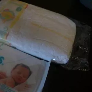 Салфетки Pampers sensitive и памперсы подгузники PampersPremiumCare1