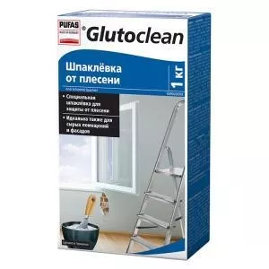 Шпаклевка от плесени Glutoclean Pufas (1 кг.)