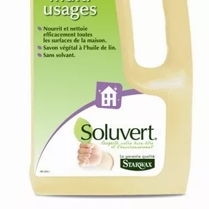 Экологическое мыло на льняном масле Soluvert 