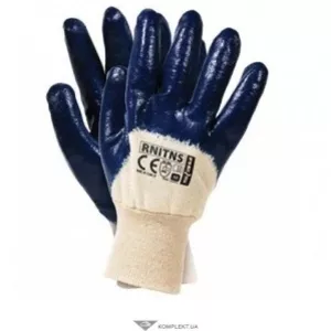 Перчатки САПФИР,  нитриловое покрытие,  манжет крага,  RNITNP,  цвет: сини