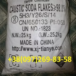 .Сода каустическая (чешуя)-фасовка-25 кг.