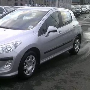 Peugeot 308 запчастини бу капот бампер фара крило дверь 