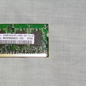 Sodimm Samsung ddr2 / 512MB / 667MHz.