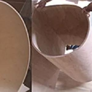 Гнучка фанера Сейба 2500х1220х5 мм.
