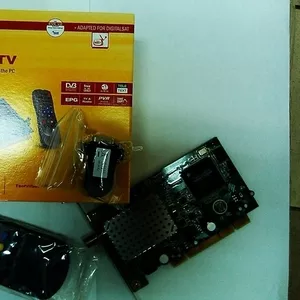 Продам тюнер DVB SkyStar2 TechniSat PCI новая с пультом недорогo