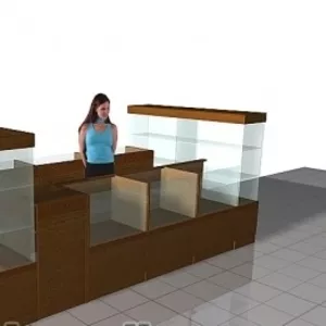Изготовление торговой мебели