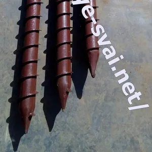 Винтовые сваи. Производство,  доставка,  монтаж.