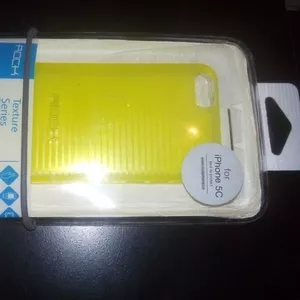 Rock Брендовый стильный желтый чехол для iPhone 5C