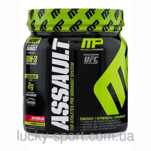 Предтренировочные комплексы MusclePharm Assault 435 г клубничная марга