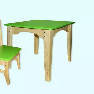 Комплект мебели детский комбинированный - столик+стульчик