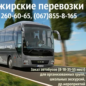 Пассажирские перевозки. Заказ автобусов по Житомиру и Украине