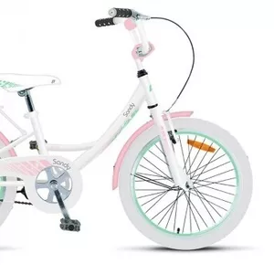 Велосипед 20` Sandy 2016 Pride,  Бело-Розовый Глянцевый